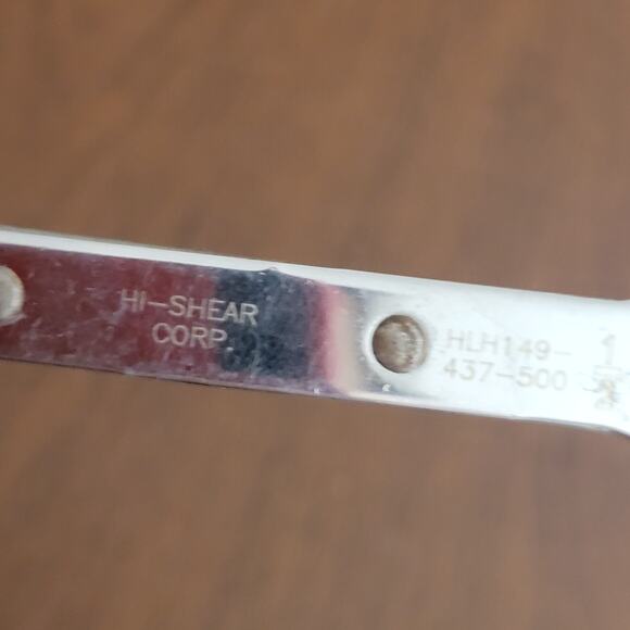 Hi Shear 7/16'' x 1/2'' Hi-Lok Offset  Wrench. Made in USA - Picture 7 of 10